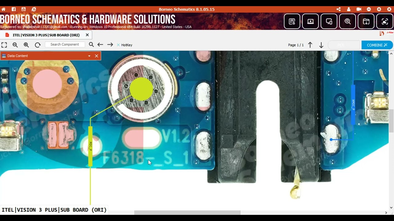 itel vision 3 plus sub board mic speaker problem