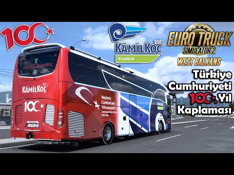 Türkiye Cumhuriyeti 100. Yıl Kaplaması // 2023 Travego 16SHD | West Balkans DLC #6 !!