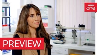 Testicle size and sperm - Alex Jones - Fertility & Me: Preview - BBC One screenshot 5
