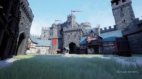 Modular Medieval Castle - Stylized Fantasy