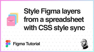 Figma Tutorial: Style Figma layers from a spreadsheet with CSS style sync