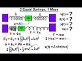 Physics - 16.5  Simple Harmonic Motion - 2 Springs (1 of 5) 2 Equal Springs, 1 Mass