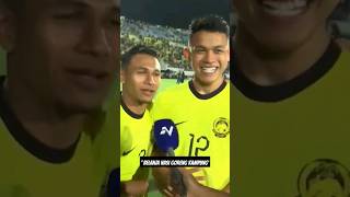 Dapat amik penalti, apa Arif Aiman bagi pada Faisal Halim? #HarimauMalaya