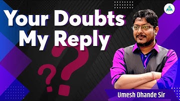 Your Doubts My Reply  #umeshdhande #gateacademy