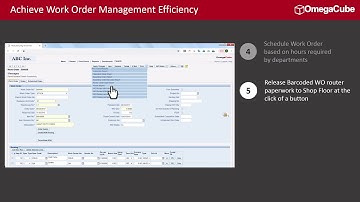 Streamlining Manufacturing with OmegaCube ERP
