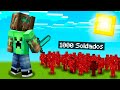 CREAMOS UN EJÉRCITO DE SOLDADOS DE ARCILLA en MINECRAFT! 😱😂 MINECRAFT ALEATORIO