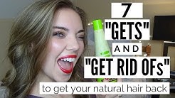 7 STEPS TO GET YOUR NATURAL HAIR COLOR BACK 