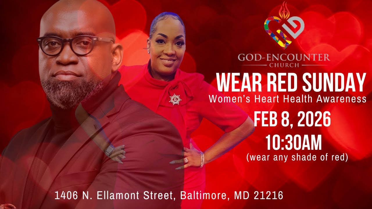 GEC| Wear Red Sunday | Feb 8th 10:30am
