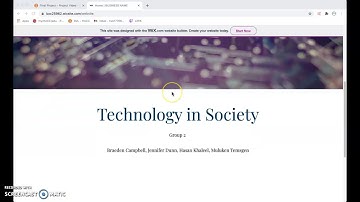 CIS-110 Video Tour of Final Project Website