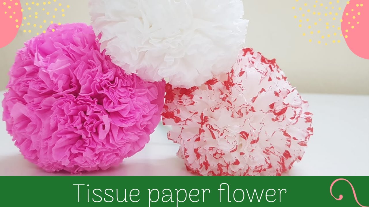 How to make tissue paper flower in malayalm Easy Paper crafts DIY