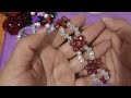 Pulsera con cristalitos formando flores / Bisuteria Luna