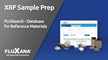 FLUXANA FLUXearch certified reference material (CRM) database
