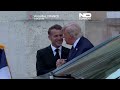 Macron, Trump'u Versailles Sarayı'nda akşam yemeğinde ağırladı