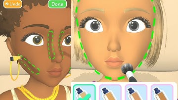 Makeover Studio 3D 🧝‍♂️🤷‍♀️ All Levels Gameplay Walkthrough ( android, iOS )