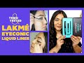 Testing lakm eyeconic liquid eyeliner  eye makeup  ft niyati sharma  be beautiful