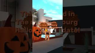 Things added in the new bloxburg Halloween update🎃👻 #shorts #roblox #bloxburg #halloween