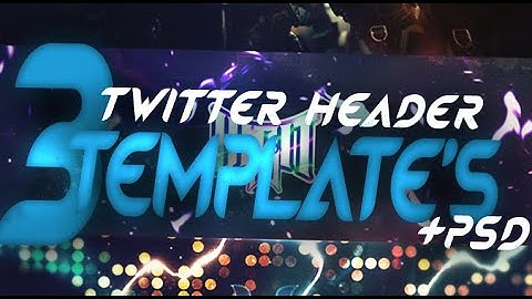 [FREE] 3 Premade Twitter Header Template