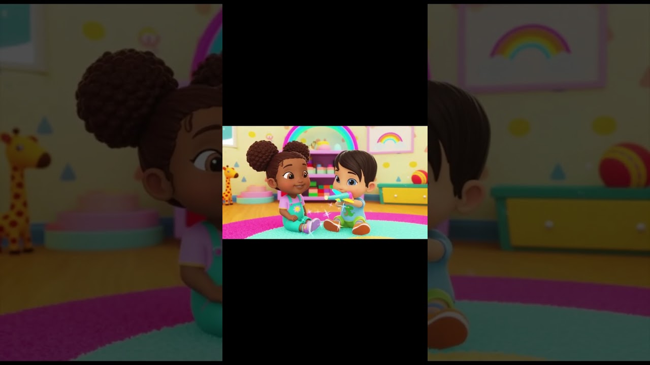 Rainbow Playtime Song | Learn Colors & Sharing for Kids | Nursery Rhymes by Kidzoo