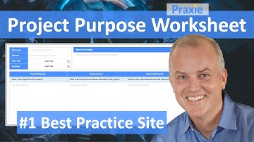 What is a Project Purpose Worksheet in Lean Six Sigma manufacturing projects? || Praxie Software