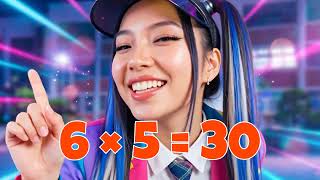 6 Times Table in Seconds! | Fun K-Pop Multiplication Song for Kids