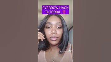 EYEBROW TUTORIAL ‼️ BEGINNER FRIENDLY BROW ROUTINE  #Shorts #eyebrow #makeup #eyebrowtutorial