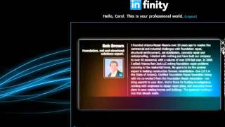 Infinity via LinkedIn Labs & Cooliris