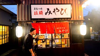 【福井】たった８席の屋台で豚骨ラーメンを爆売れさせる鉄人店主と看板娘が凄かった丨Japanese Street Food