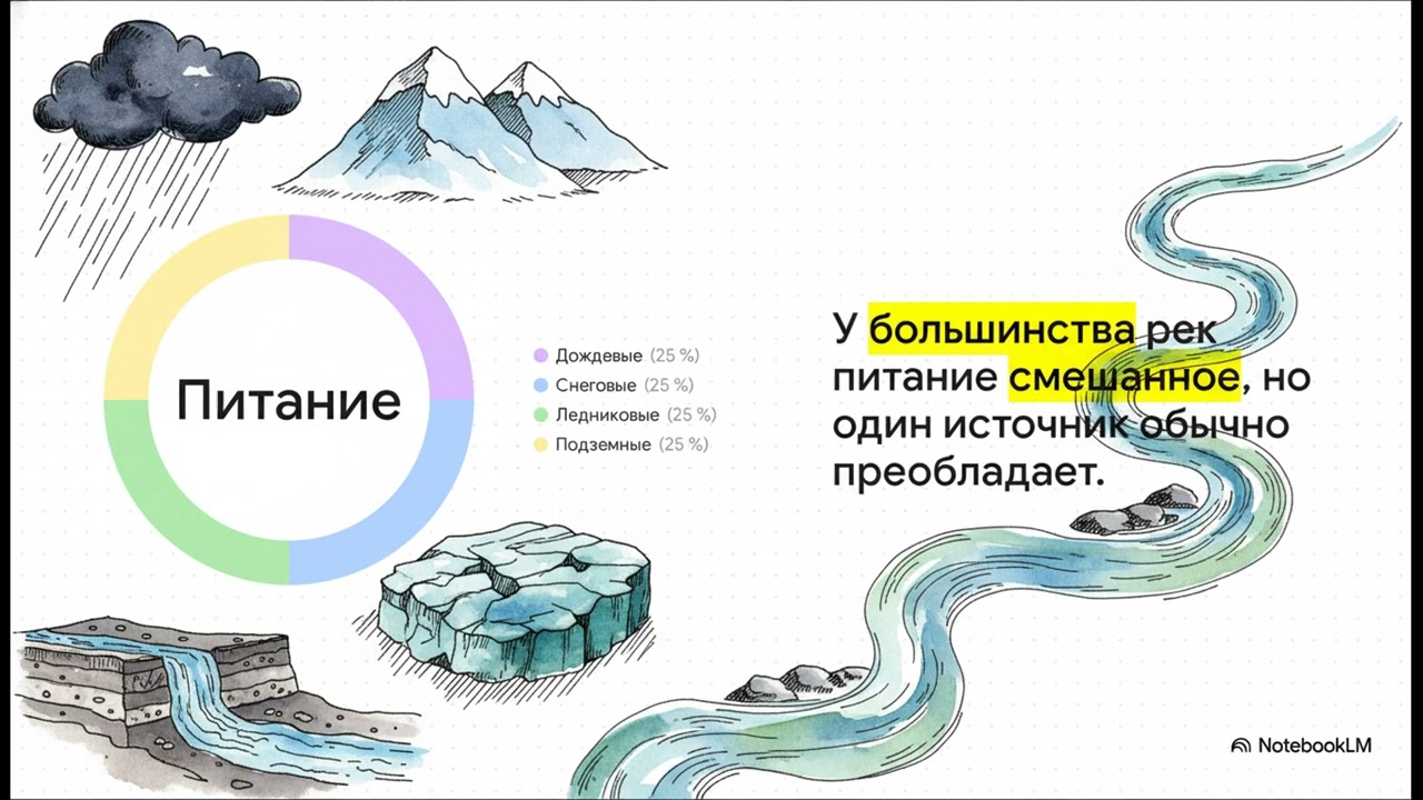 География 5 - 6 класс параграф 34 Реки — артерии Земли (1) краткий пересказ
