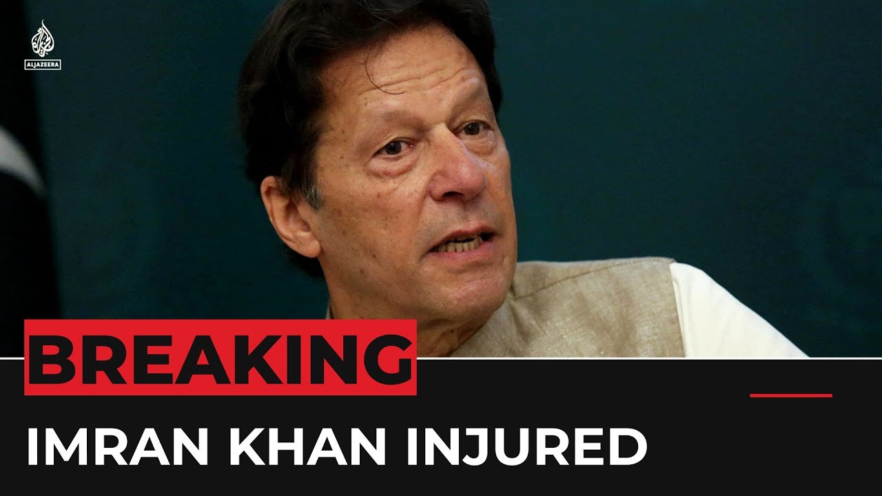 أصيب رئيس الوزراء الباكستاني السابق عمران خان برصاصة في ساقه خلال مسيرة احتجاجية