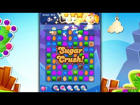Candy Crush Saga Level 8148 (NO booster Walkthrough Gameplay