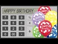 Happy Birthday to You - Calculator Cover - Tutorial