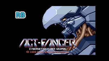 1989 [60fps] Act-Fancer Cybernetick Hyper Weapon DEMO