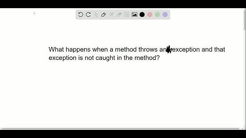 QUESTION 3 Exception May Occur Within Method Method Must define the exception as its return value. …