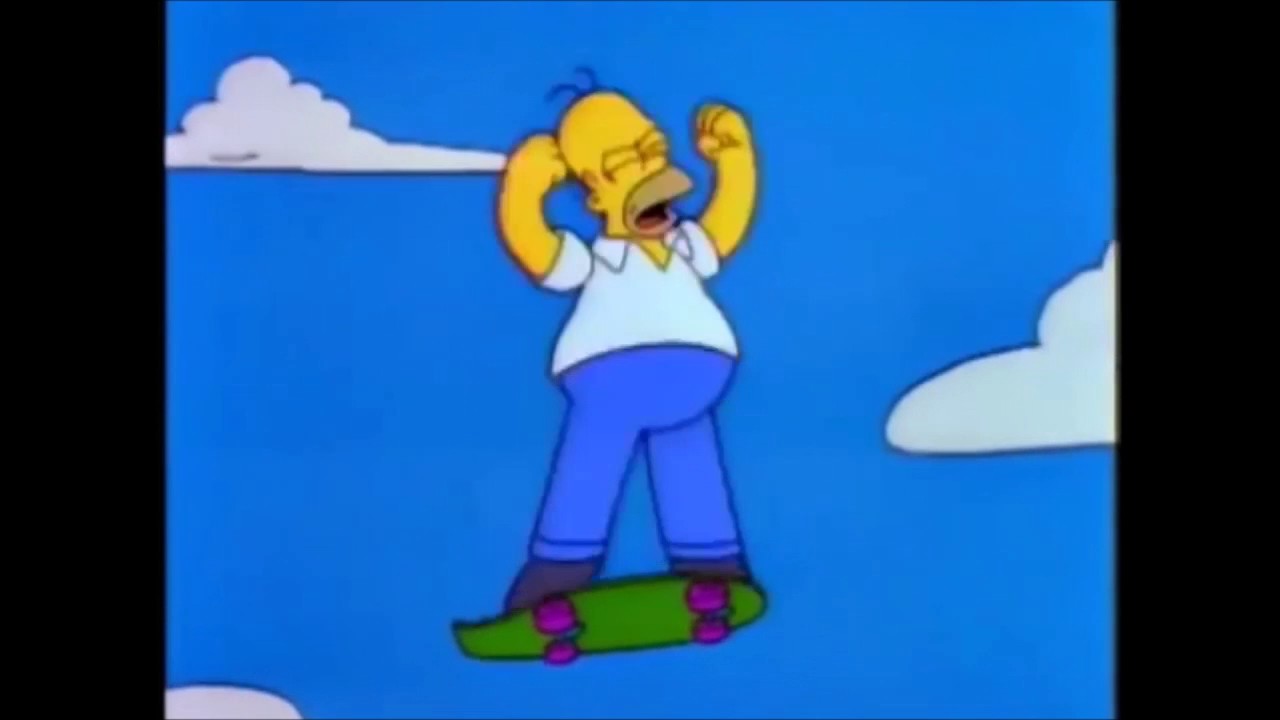 Homer Falls Down The Gorge But It Has The Roblox Death Sound Youtube