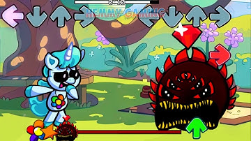 [SWAP] FNF Geometry Dash 2.3 vs Smiling Critters & Bluey ALL PHASES Sings Can Can