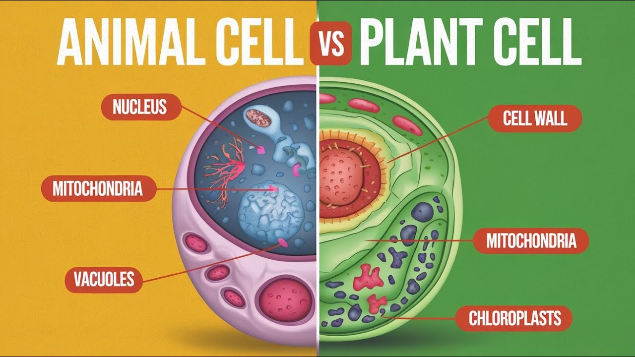 Animal Cell vs Plant Cell | Key Differences & Similarities Explained!
