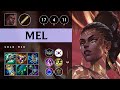 Mel Mid vs Qiyana - KR Challenger Patch 25.04