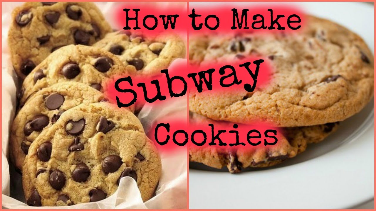 How To Make Subway Chocolate Chip Cookies At Home Youtube