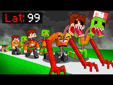OD NARODZIN DO ŚMIERCI JAKO STRASZNE POTWORY w Minecraft!