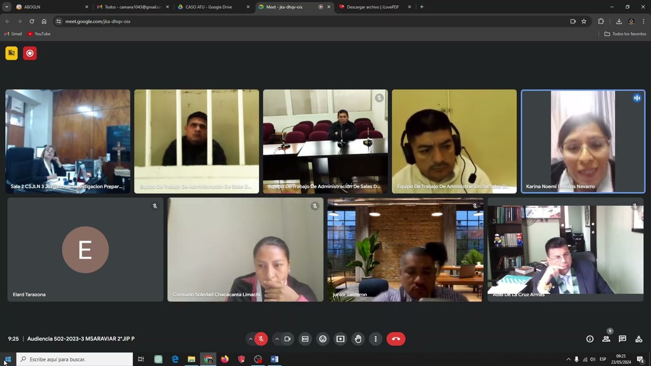 AUDIENCIA DE TERMINACIÓN ANTICIPADA DELITO ROBO AGRAVADO 23MAY2024
