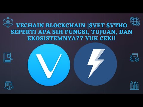 $VET $VTHO | VECHAIN BLOCKCHAIN SEPERTI APA SIH FUNGSI, TUJUAN, DAN EKOSISTEMNYA?? YUK CEK!!