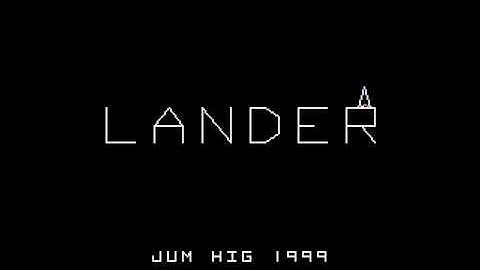 PSX "LANDER" demo/game
