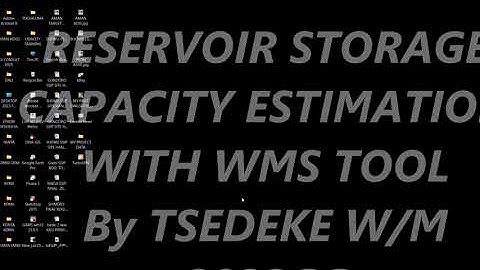 DAM RESERVOIR STORAGE CAPACITY ESTIMATION