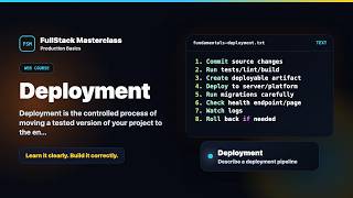 Deployment Explained | FullStack Masterclass Fundamentals Course