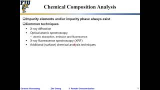 Famous Ceramic Processing L3-02  Composition analysis techniques Wealth