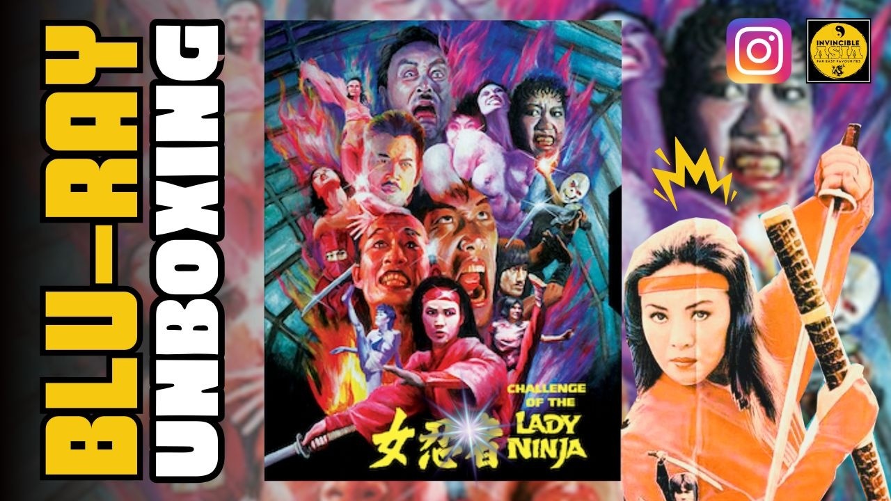 CHALLENGE OF THE LADY NINJA 女忍者 - Error_4444 Blu-ray Unboxing