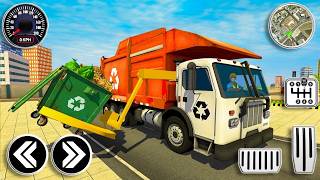 Garbage Trash Truck Realistic Simulator 3D - City Road Garbage Truck Driving - Android Gameplay screenshot 5