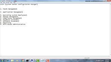 What is SCCM and its features in Hindi Harender Jangra
