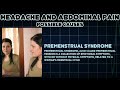 Headache and abdominal pain medical symptom i 09