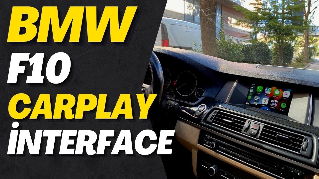 BMW F10 5 Serisi Carplay Android Auto Arayüz! cic - YouTube